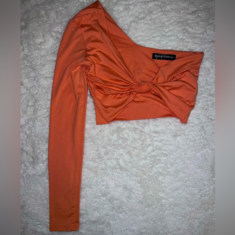 MyOutfitOnline cropped top salmon color
